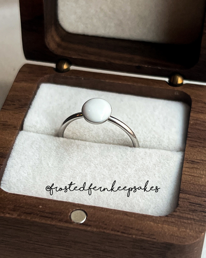 Adjustable round ring